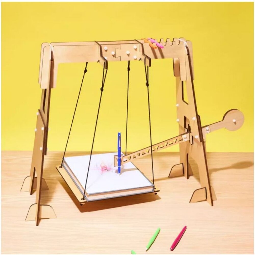 NEW KiwiCo. Kiwi Co. Pendulum Art Machine Spin Art Science Kit Craft Engineering